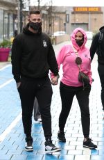 KATIE PRICE Arrives at a Studios in Leeds Dock 03/10/2021