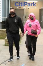 KATIE PRICE Arrives at a Studios in Leeds Dock 03/10/2021