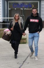 KATIE PRICE Arrives at Leeds docks 03/17/2021