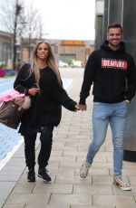 KATIE PRICE Arrives at Leeds docks 03/17/2021