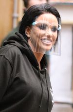 KATIE PRICE Leaves a Hair Salon in Leeds 03/10/2021