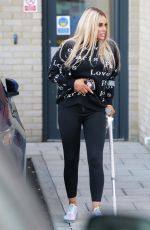 KATIE PRICE Leaves Her Hotel in London 03/02/2021