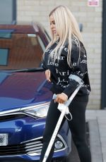 KATIE PRICE Leaves Her Hotel in London 03/02/2021