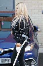 KATIE PRICE Leaves Her Hotel in London 03/02/2021