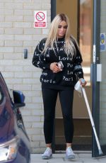 KATIE PRICE Leaves Her Hotel in London 03/02/2021
