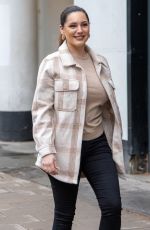 KELLY BROOK Arrives at Global Studios in London 03/18/2021