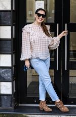 KELLY BROOK Arrives at Heart FM Show 03/17/2021