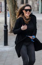 KELLY BROOK Arrives at Heart FM Show in London 03/01/2021