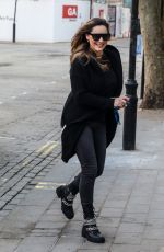 KELLY BROOK Arrives at Heart FM Show in London 03/01/2021