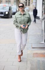 KELLY BROOK Arrives at Heart Radio in London 03/19/2021