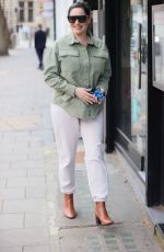 KELLY BROOK Arrives at Heart Radio in London 03/19/2021