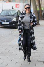 KELLY BROOK Arrives at Heart Radio Show in London 03/02/2021