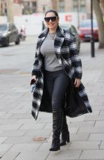 KELLY BROOK Arrives at Heart Radio Show in London 03/02/2021