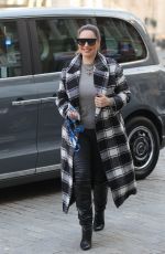 KELLY BROOK Arrives at Heart Radio Show in London 03/02/2021