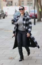 KELLY BROOK Arrives at Heart Radio Show in London 03/02/2021