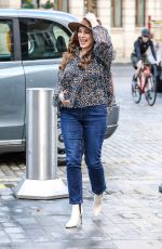 KELLY BROOK Arrives at Her Heart FM Show in London 03/15/2021
