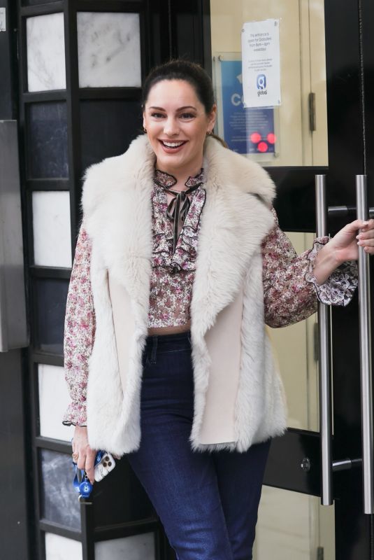 KELLY BROOK at Heart Radio in London 03/26/2021