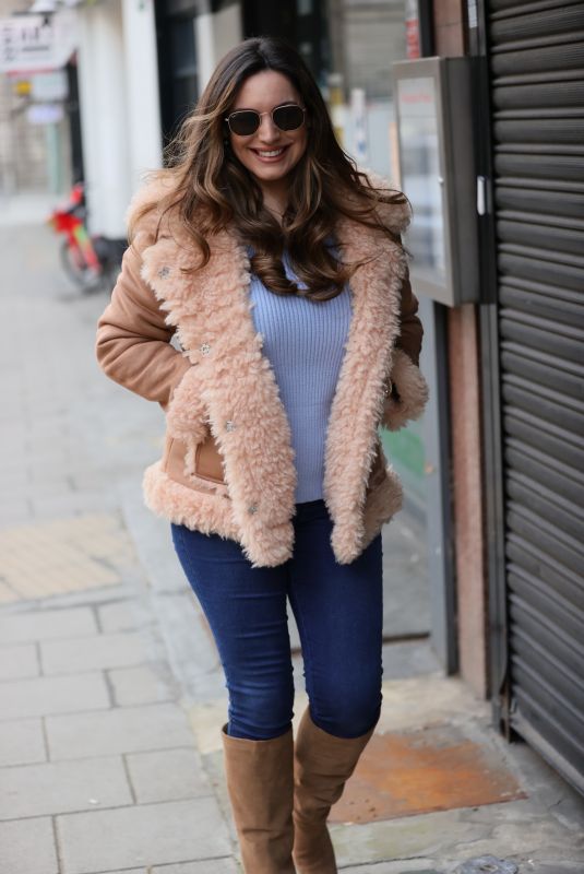 KELLY BROOK at Heart Radio Studios in London 03/08/2021