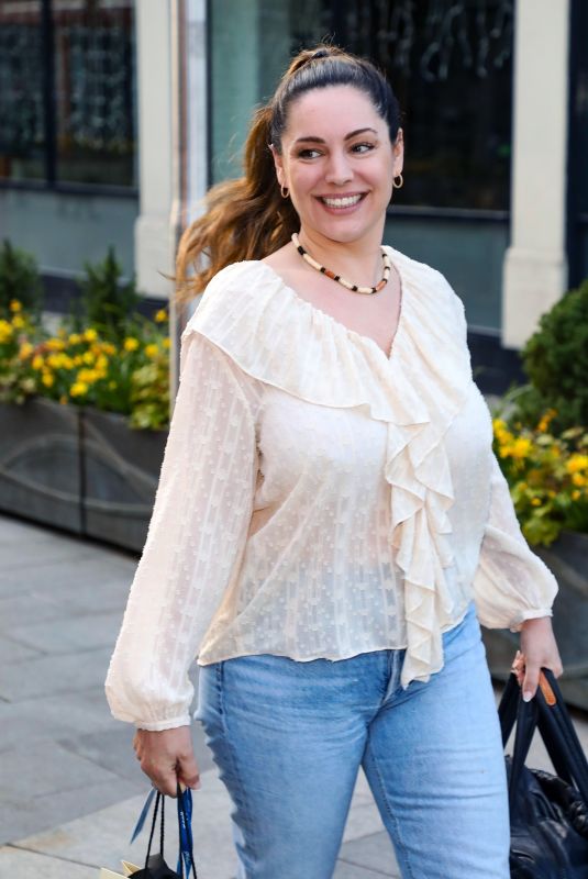 KELLY BROOK in Denim Leaves Her Heart FM Show 03/30/2021