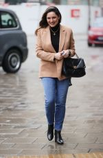 KELLY BROOK Leaves Heart Radio in London 03/03/2021