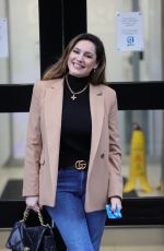KELLY BROOK Leaves Heart Radio in London 03/03/2021