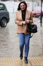 KELLY BROOK Leaves Heart Radio in London 03/03/2021