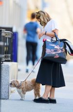 KELLY RIPA Out with Her Dog in New York 03/13/2021