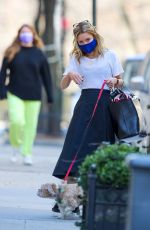KELLY RIPA Out with Her Dog in New York 03/13/2021