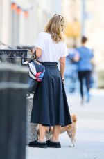 KELLY RIPA Out with Her Dog in New York 03/13/2021