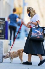 KELLY RIPA Out with Her Dog in New York 03/13/2021
