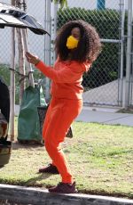 KELLY ROWLAND Out and About in Brentwood 03/17/2021