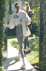 KENDALL JENNER and HAILEY BIEBER Out for Pilates Class in Los Angeles 03/05/2021