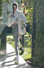 KENDALL JENNER and HAILEY BIEBER Out for Pilates Class in Los Angeles 03/05/2021