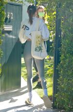 KENDALL JENNER and HAILEY BIEBER Out for Pilates Class in Los Angeles 03/05/2021