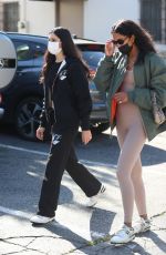 KENDALL JENNER and LAUREN PEREZ Out for Coffee in West Hollywood 03/19/2021