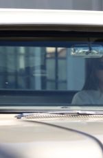 KENDALL JENNER Out Driving in Her Vintage Truck in Los Angeles 03/06/2021