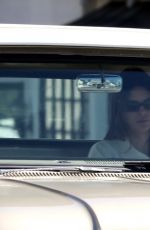 KENDALL JENNER Out Driving in Her Vintage Truck in Los Angeles 03/06/2021
