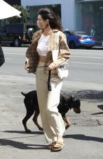 KENDALL JENNER Out with Her Dog in West Hollywood 03/26/2021