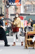 KERI RUSSELL Out for Lunch in New York 03/25/2021