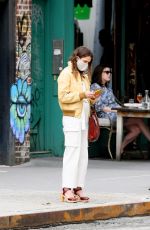 KERI RUSSELL Out for Lunch in New York 03/25/2021