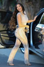 KIM KARDASHIAN Arrives at a Business Meeting in Los Angeles 03/23/2021