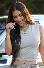 KIM KARDASHIAN Arrives at a Business Meeting in Los Angeles 03/23/2021