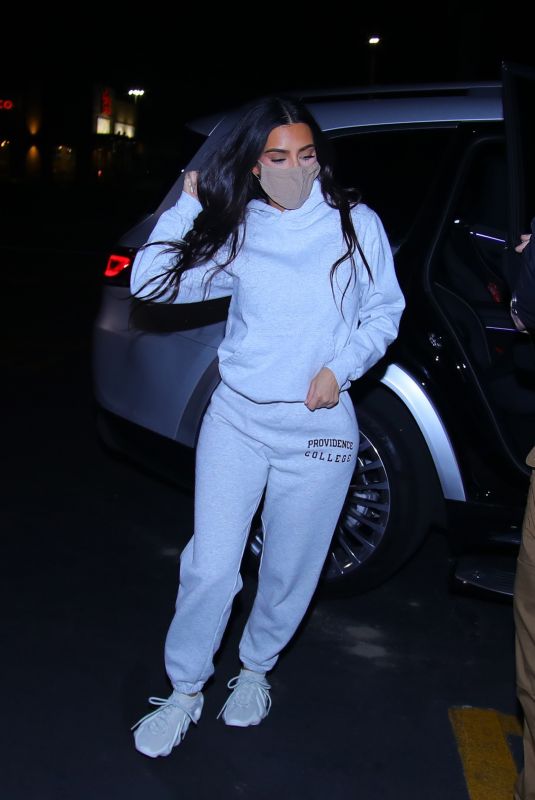 KIM KARDASHIAN at a McDonalds in Calabasas 03/16/2021