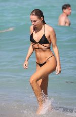 KIMBERLEY GARNER in Bikini on the Beach in Miami 03/24/2021