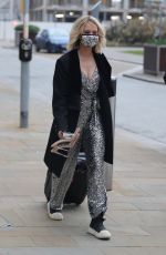 KIMBERLY WYATT Arrives at Dock 10 Studios in Media City in Salford 03/20/2021