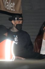 KOURTNEY KARDASHIAN and Travis Barker at Nobu in Malibu 03/25/2021