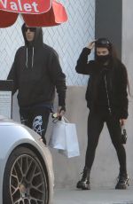 KOURTNEY KARDASHIAN and Travis Barker Out in los Angeles 03/16/2021