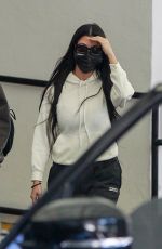 KOURTNEY KARDASHIAN at a Dermatology Office in Beverly Hills 03/01/2021