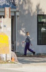 KRISTEN BELL Checks in on Her New House Construction in Los Feliz 03/13/2021