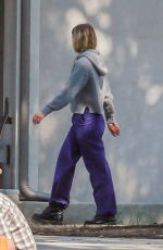 KRISTEN BELL Checks in on Her New House Construction in Los Feliz 03/13/2021